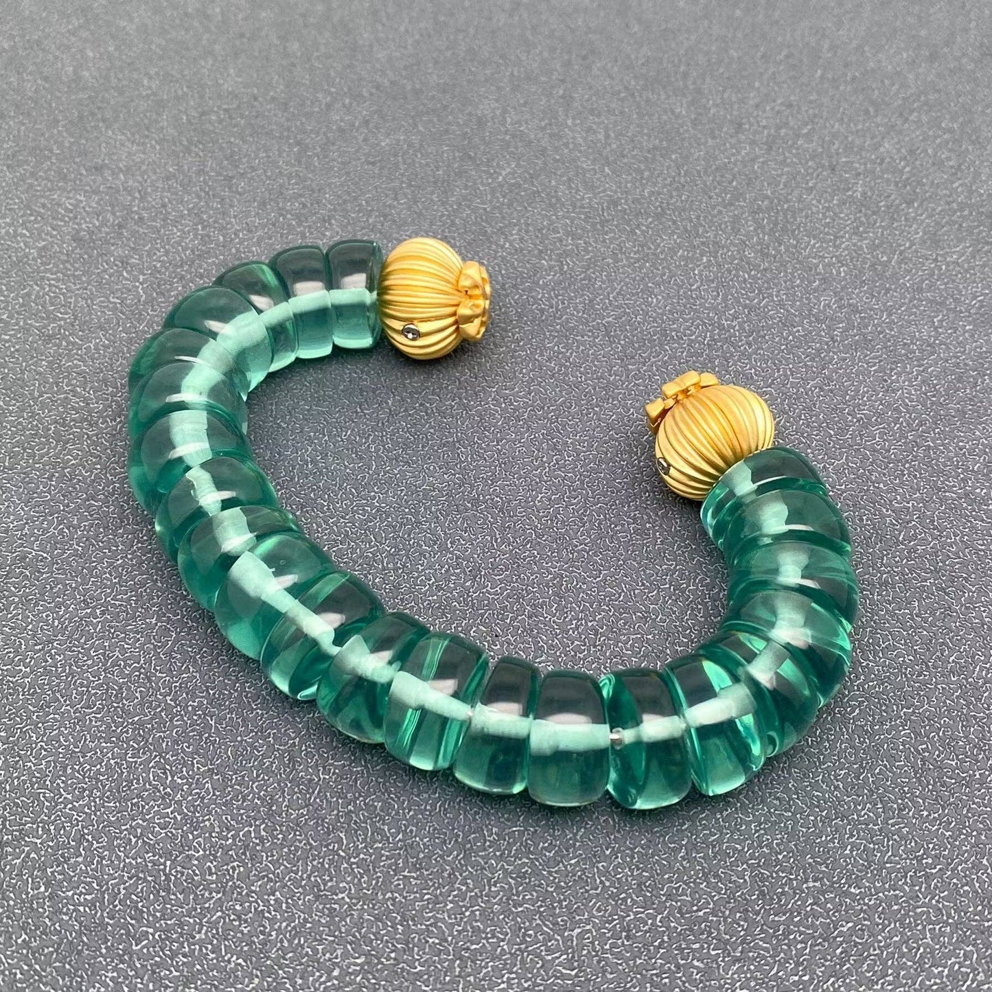 High Quality Resin Beads Adjustable Cuff