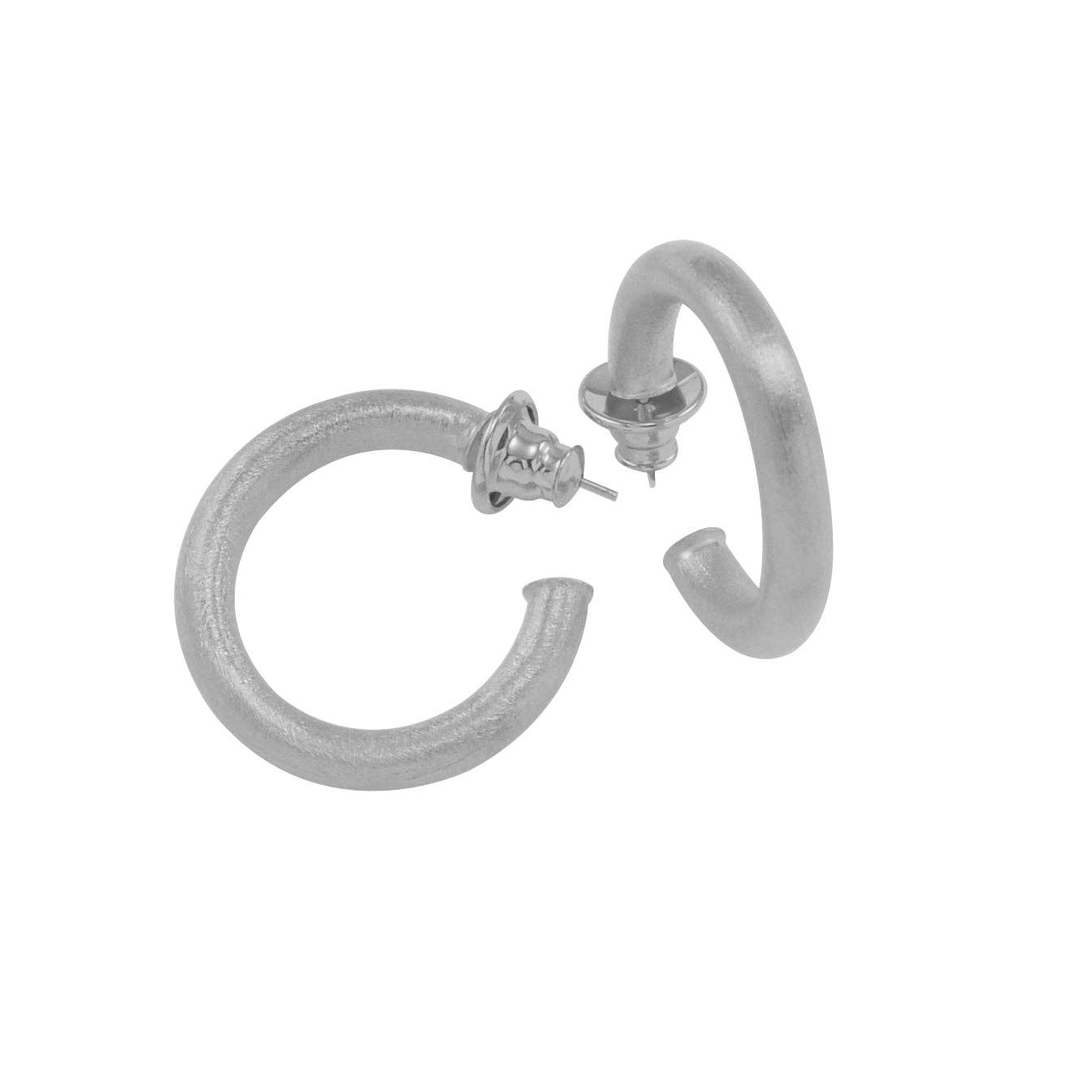 BINSA EARRINGS HOOPS: Gold