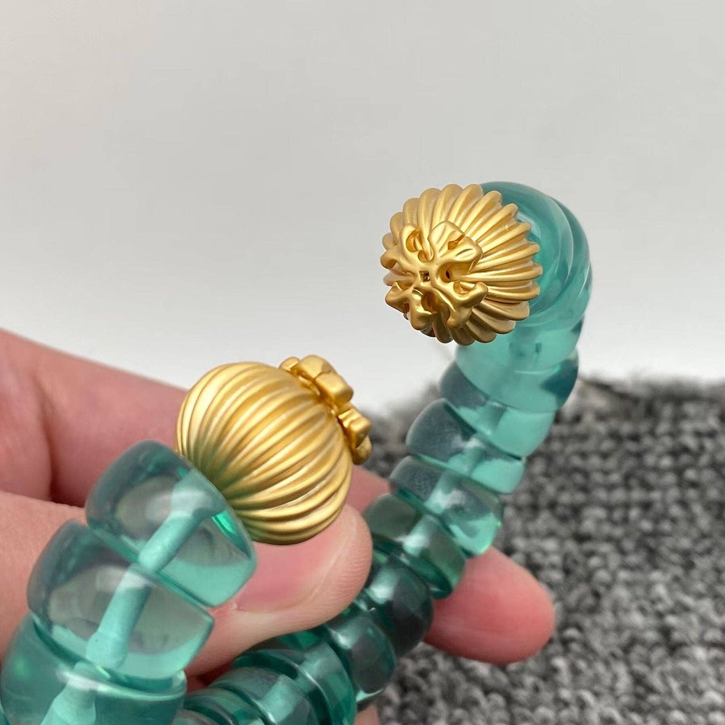 High Quality Resin Beads Adjustable Cuff
