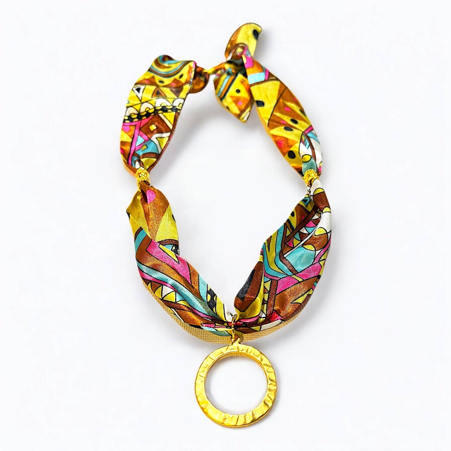 Keep Your Circle Small Scarf Necklace