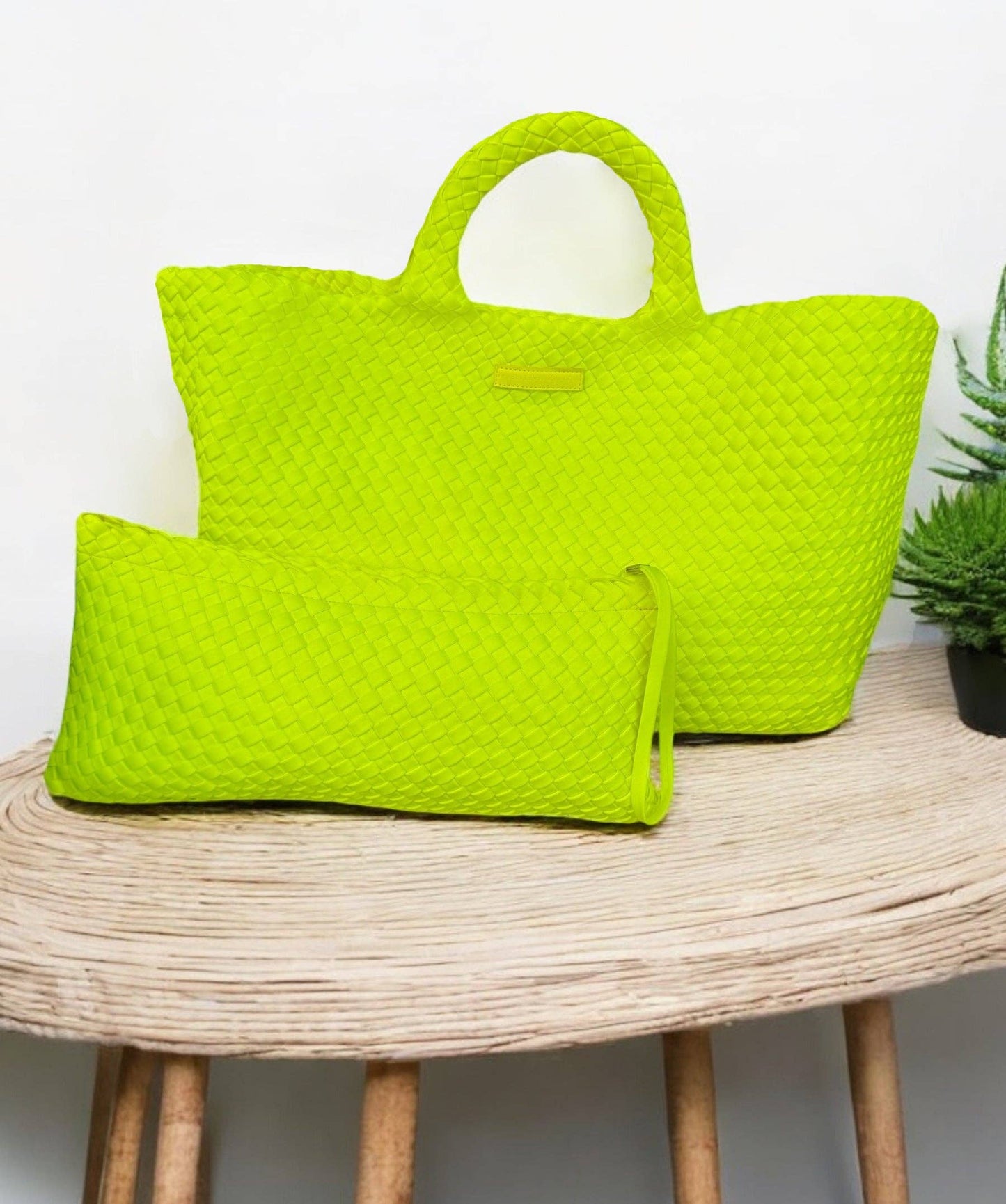 Woven Mahjong Carryall - 6 Colors: Navy