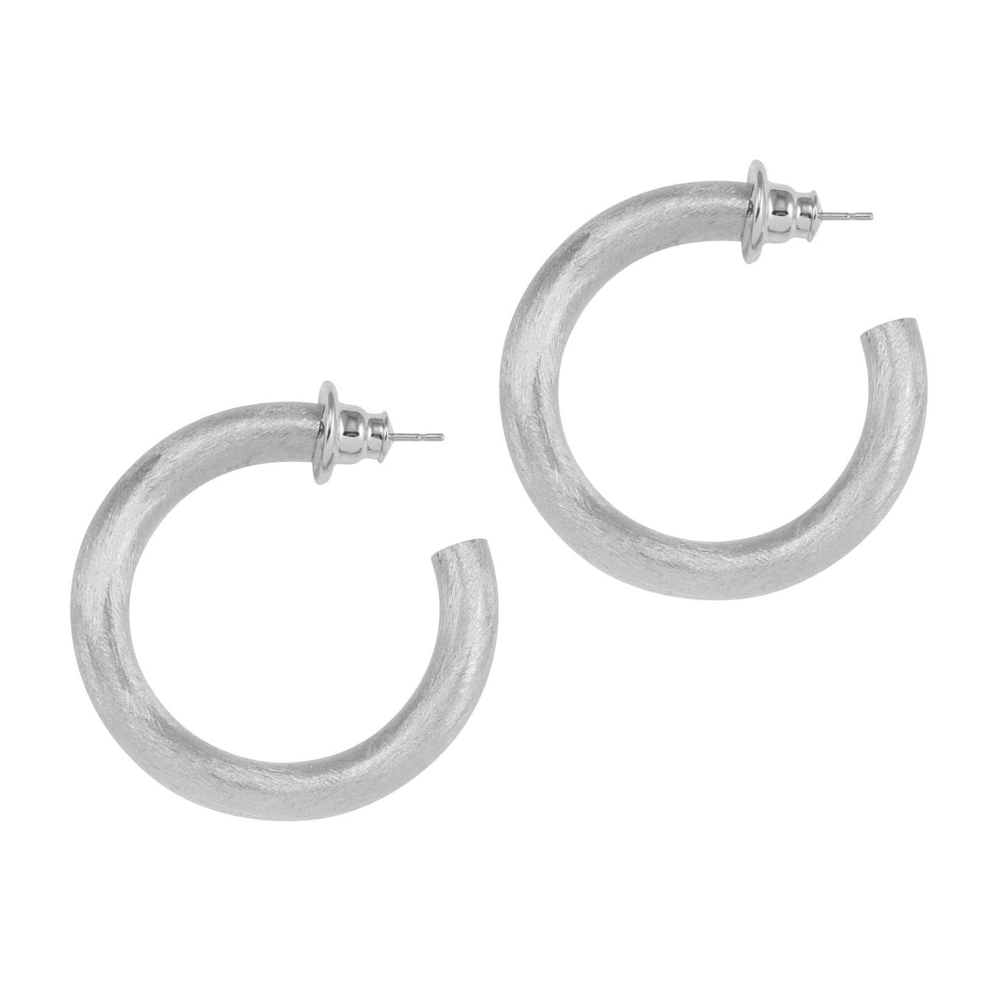 LAURENCE HOOP EARRINGS: Gold