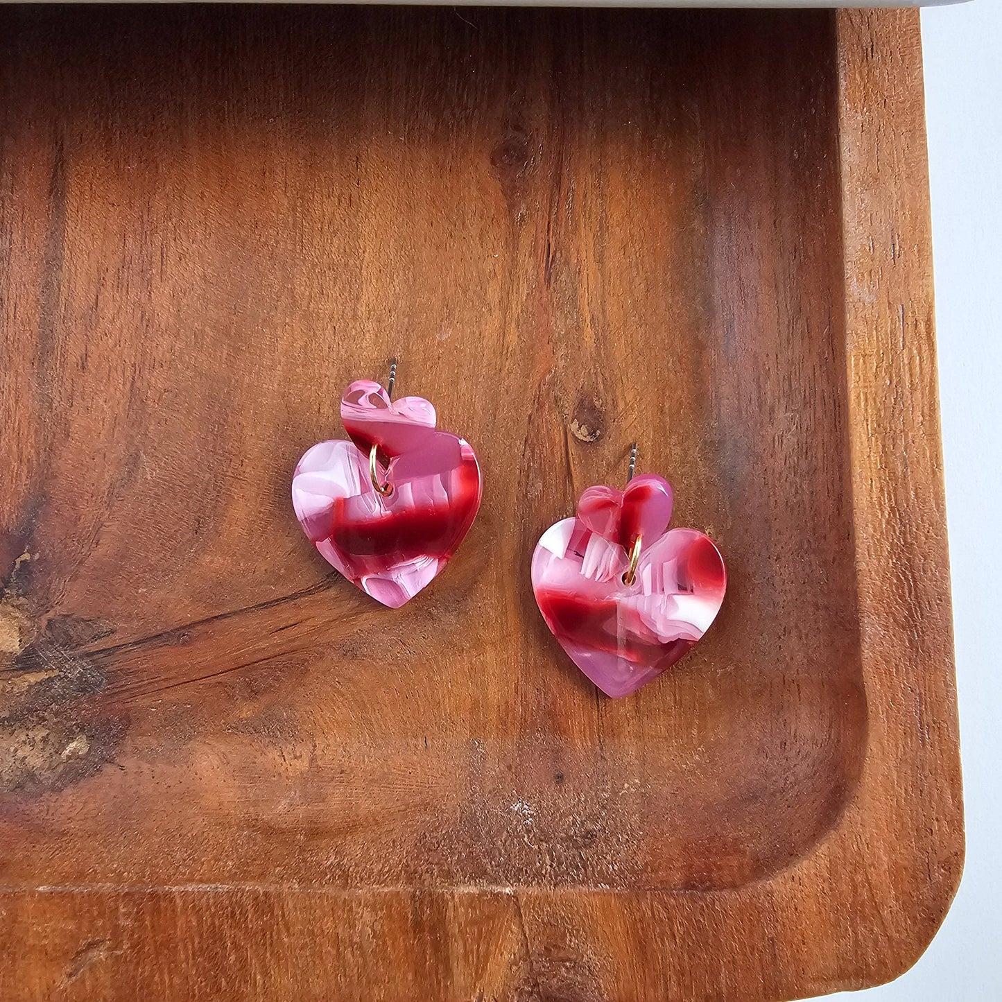 Darling Heart Earrings - Strawberry Fizz // Valentine's Day