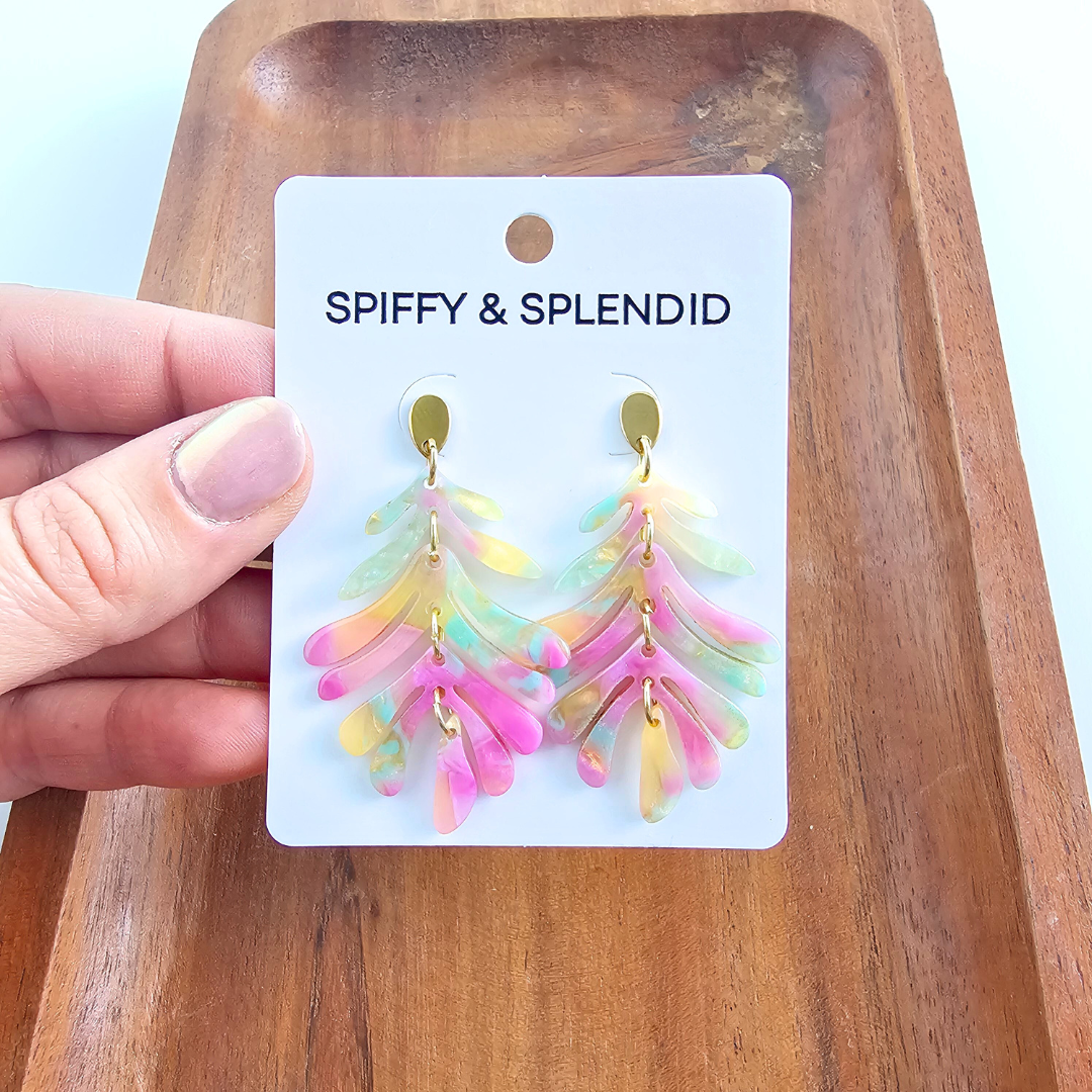 Petite Palm Earrings - Tropical Delight // Jewelry, Resort