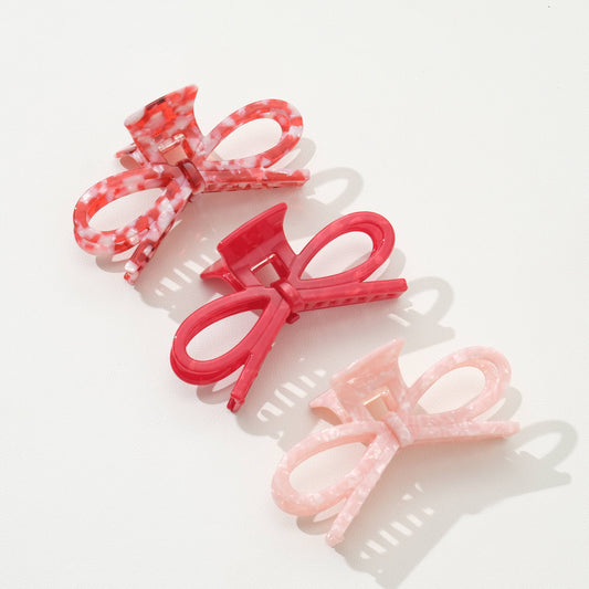 Remi Valentine | Wide Bow Claw Clip: Assorted