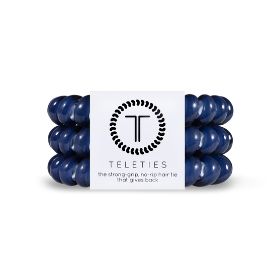 Spiral Hair Coils | Large | Nantucket Navy Hair Ties