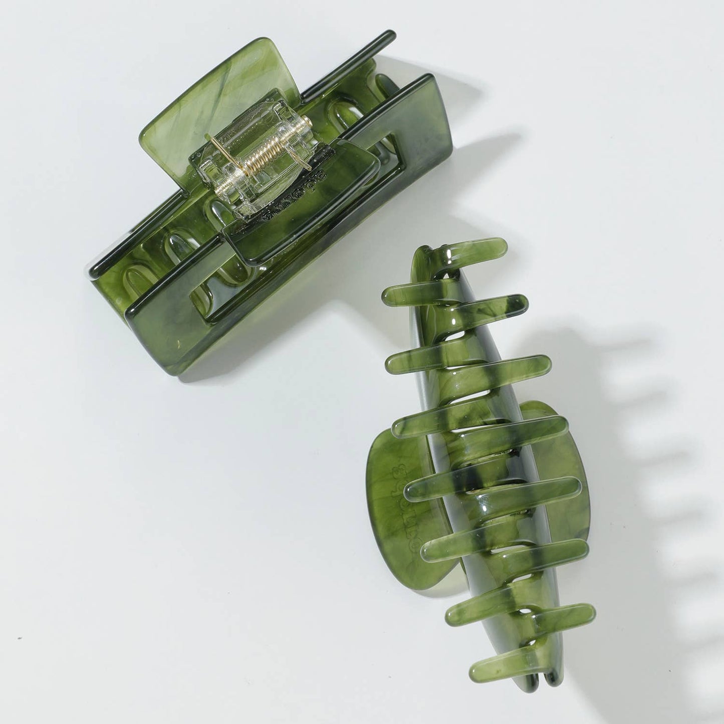 Jade Green S/M | Assorted Small/Medium Claw Clips : Assorted