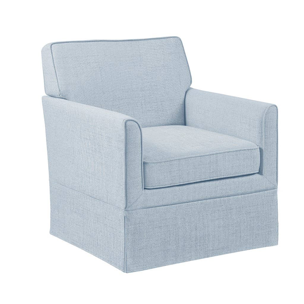Slipcover Accent Armchair Single Sofa Chair Light Blue
