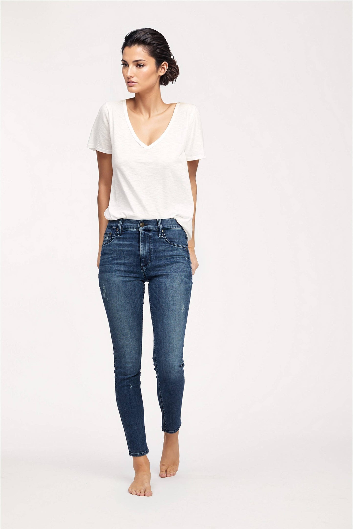 Waterford Tee (Soft White): Soft White / Large