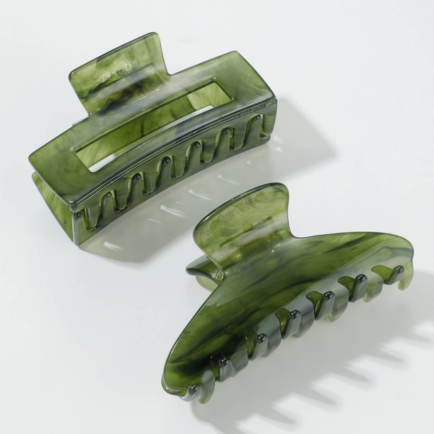 Jade Green S/M | Assorted Small/Medium Claw Clips : Assorted