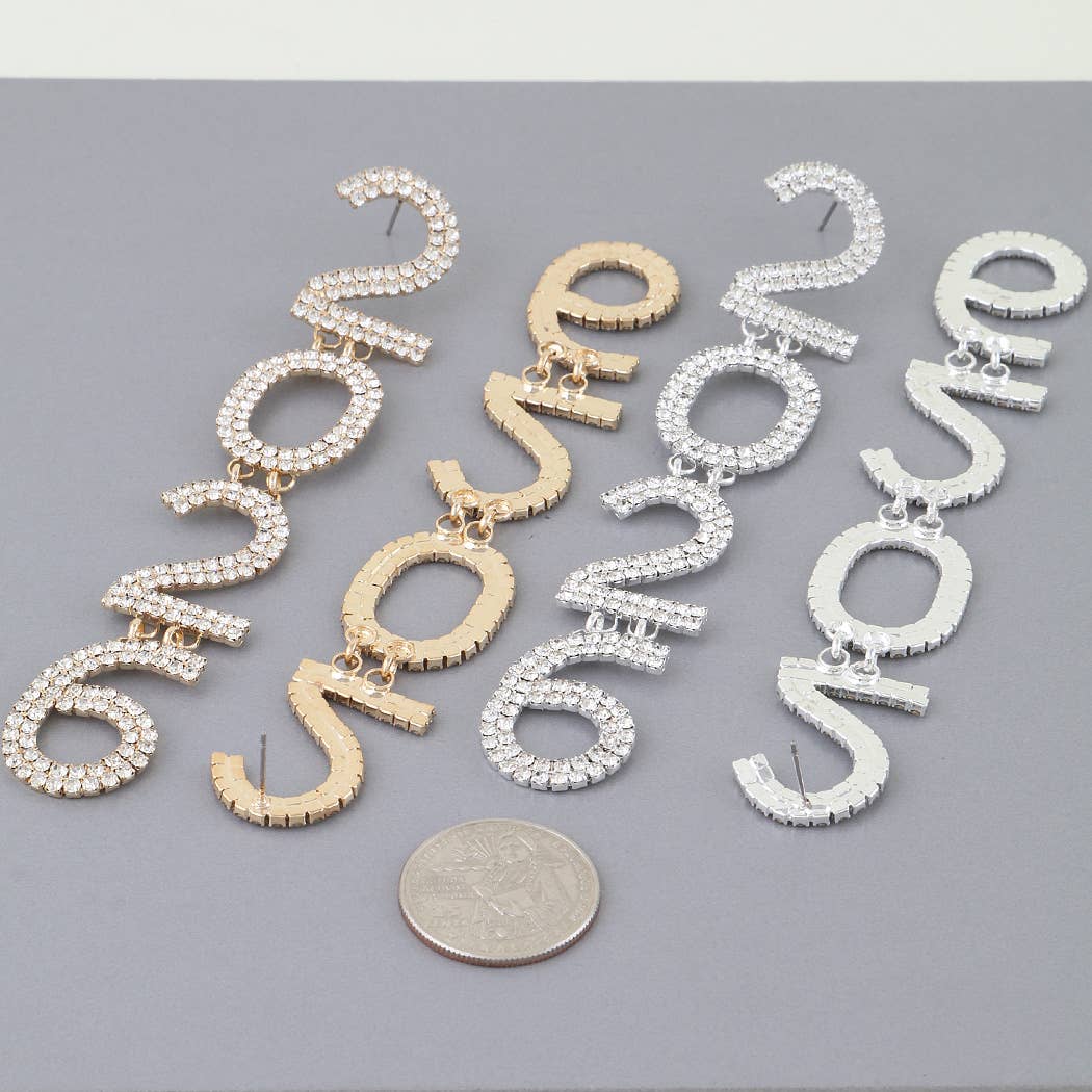 Bejeweled 2026 Drop Earrings: GCL