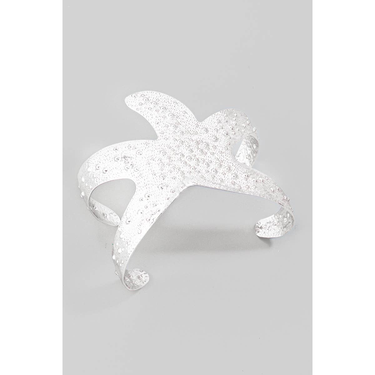 Metallic Starfish Cuff Bracelet: RH