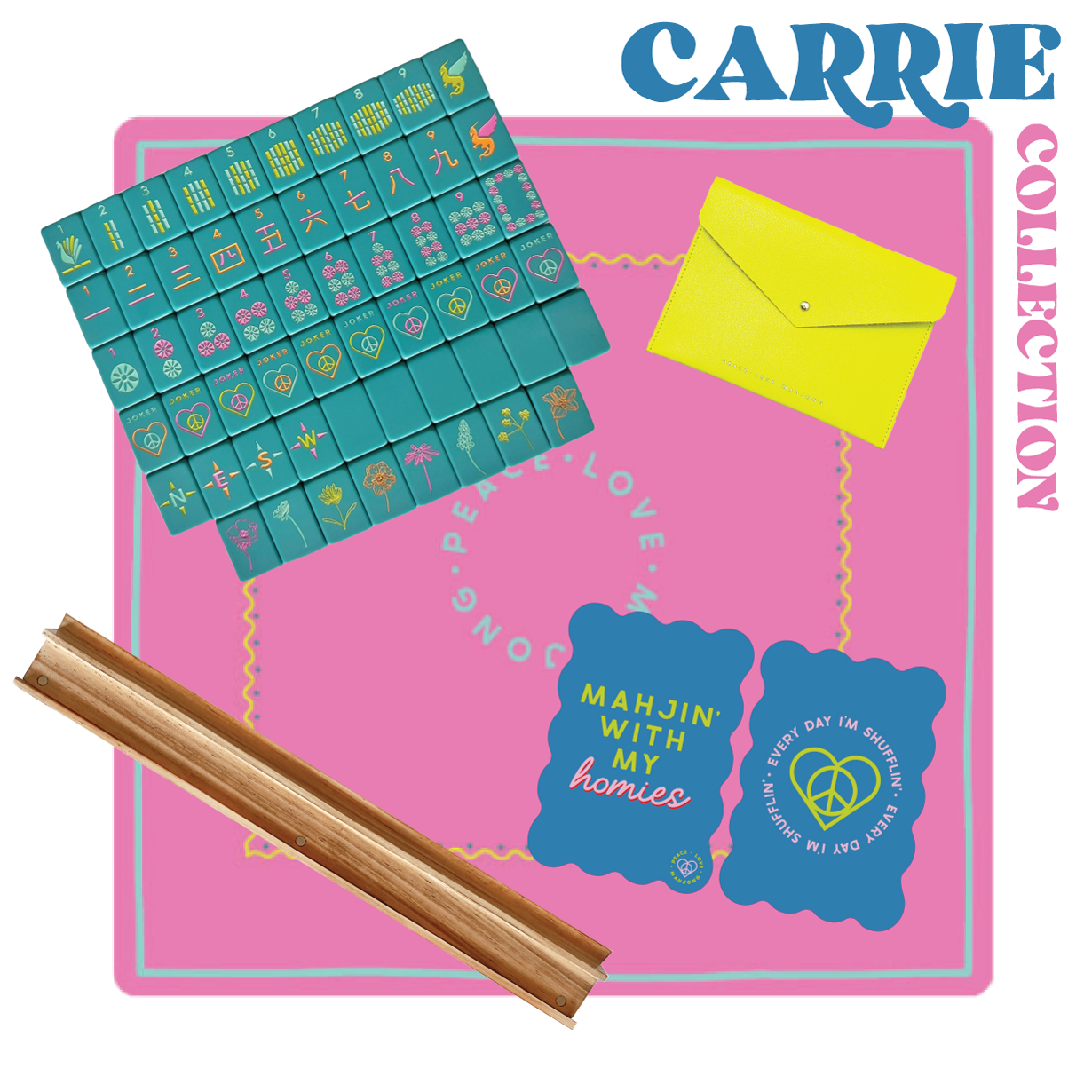 OG Mahj Tiles - Totally Teal: Totally Teal