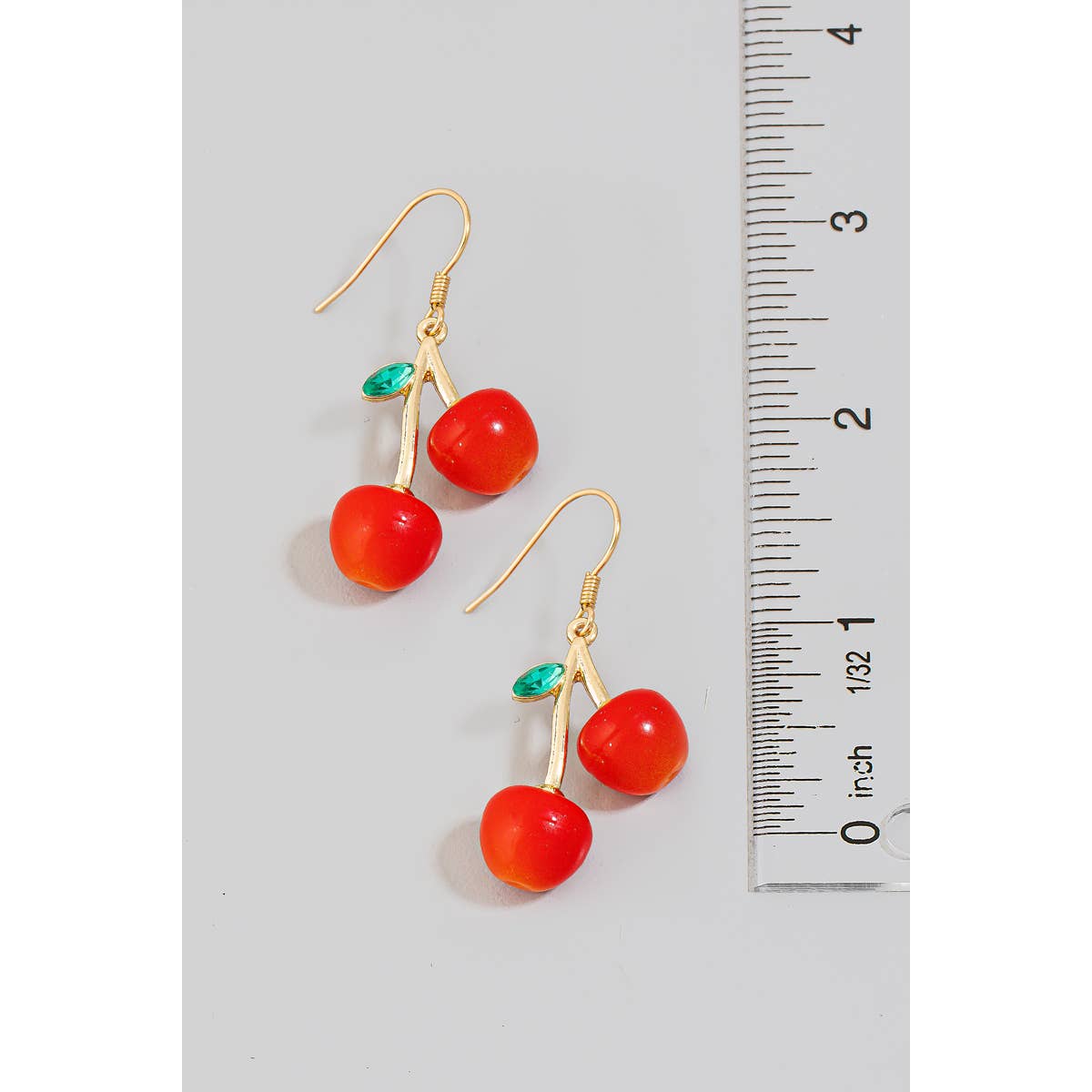 Cherry Drop Earrings: RD