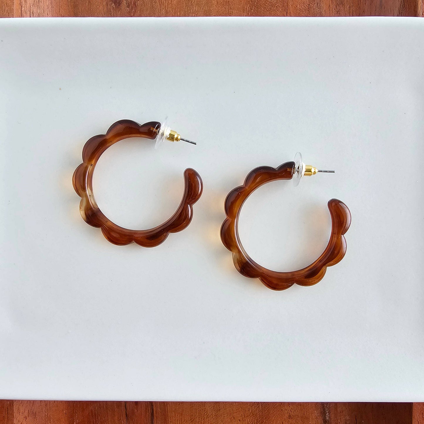 Scarlett Hoops - Amber // Jewelry, Earrings, Fall