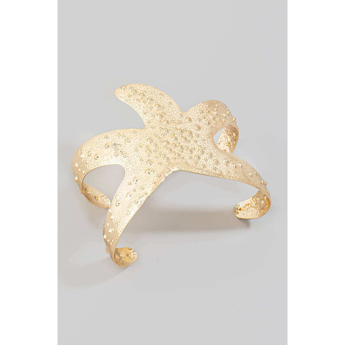 Metallic Starfish Cuff Bracelet: RH