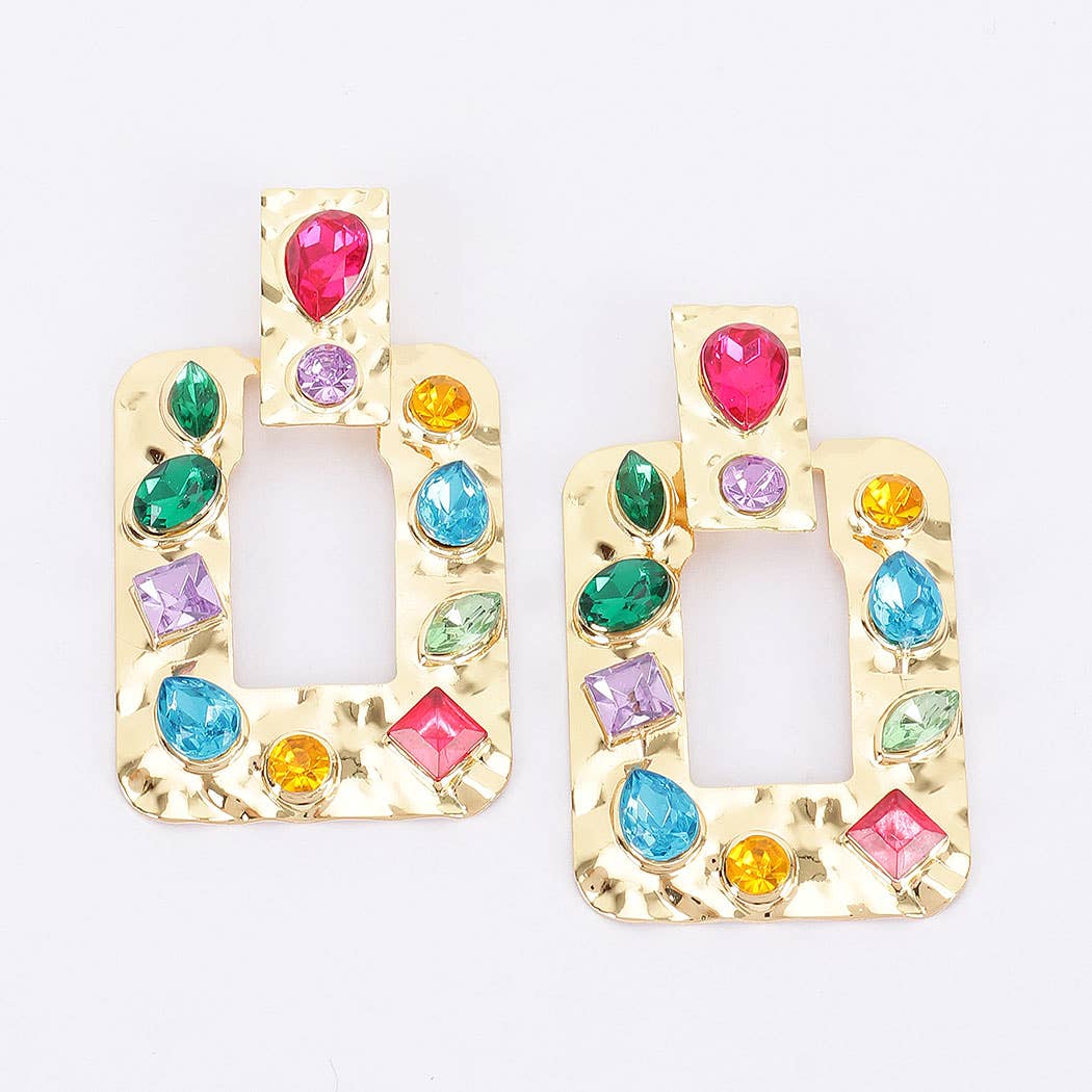 Rhinestone Party Earring: CL