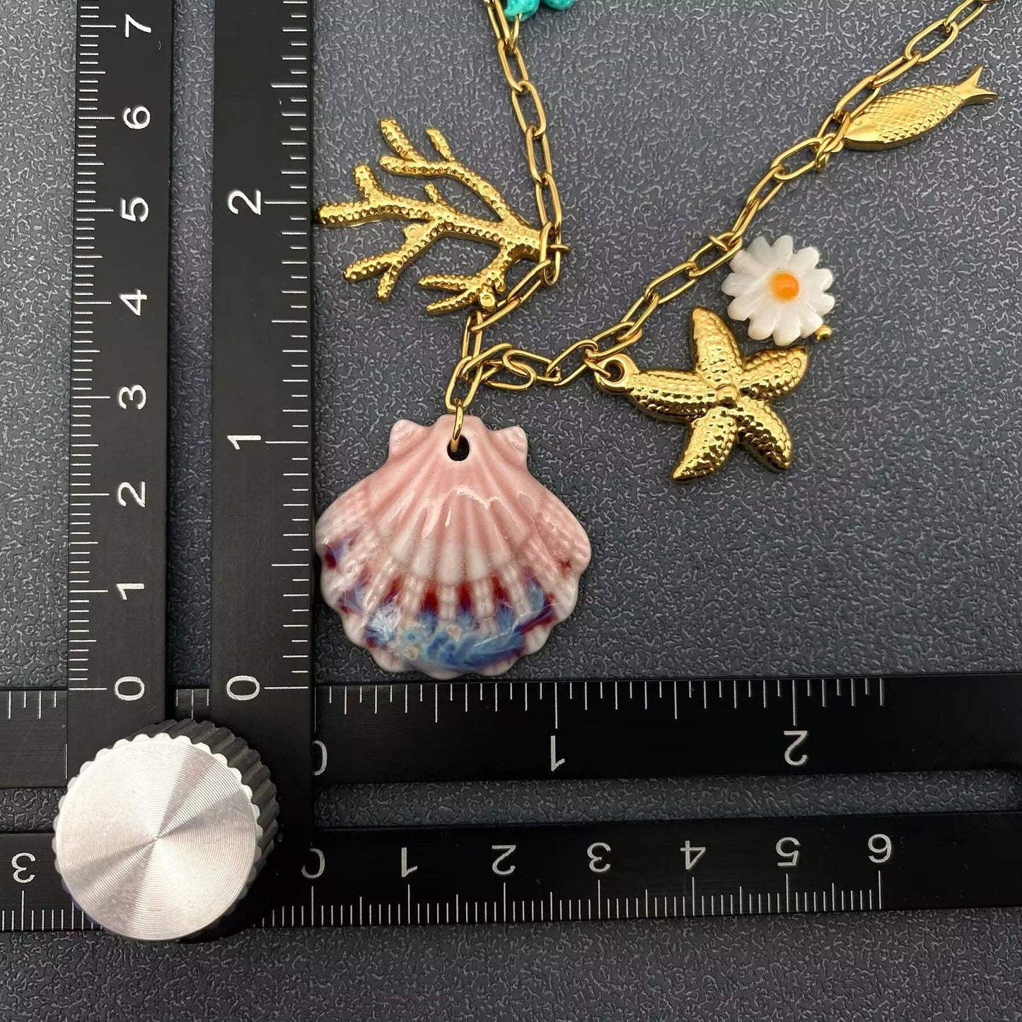 Summer Style Charm 18K Gold Plated S.Steel Necklace - FGS