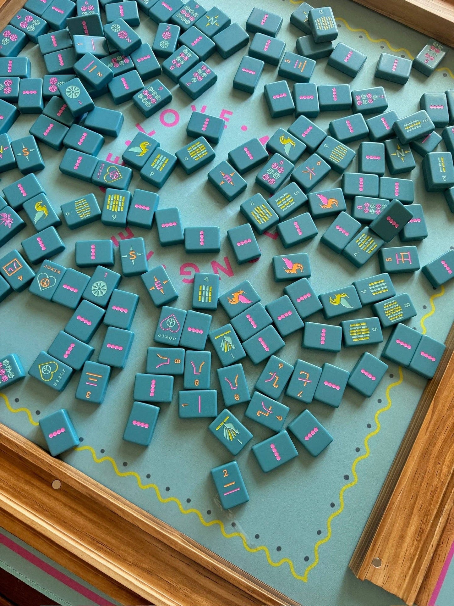 OG Mahj Tiles - Totally Teal: Totally Teal