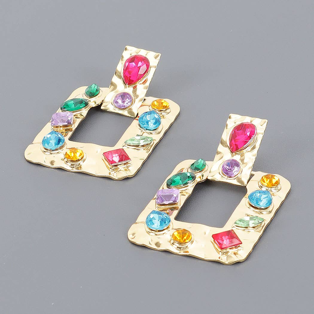 Rhinestone Party Earring: CL