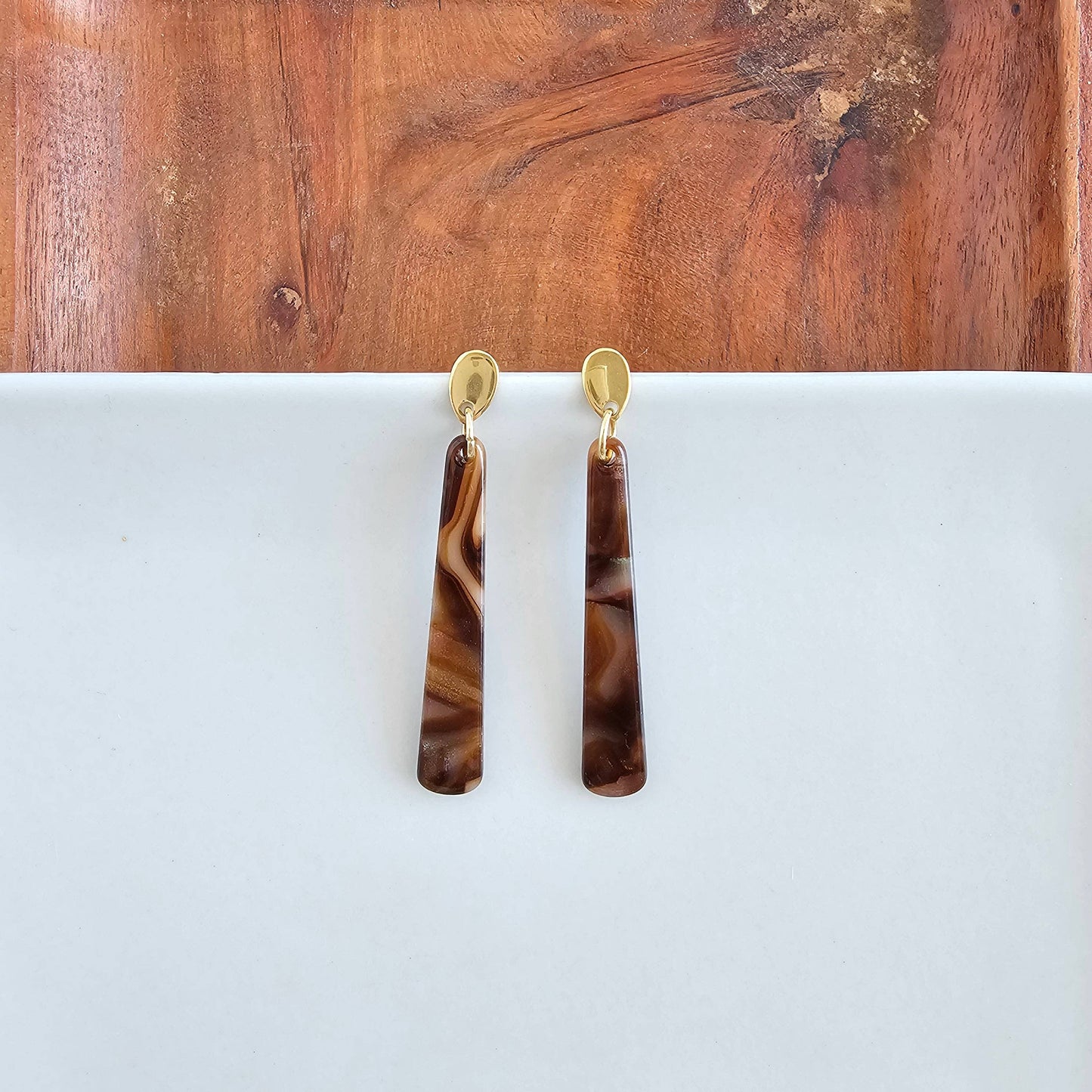 Blair Earrings - Coffee Shimmer // Jewelry, Fall