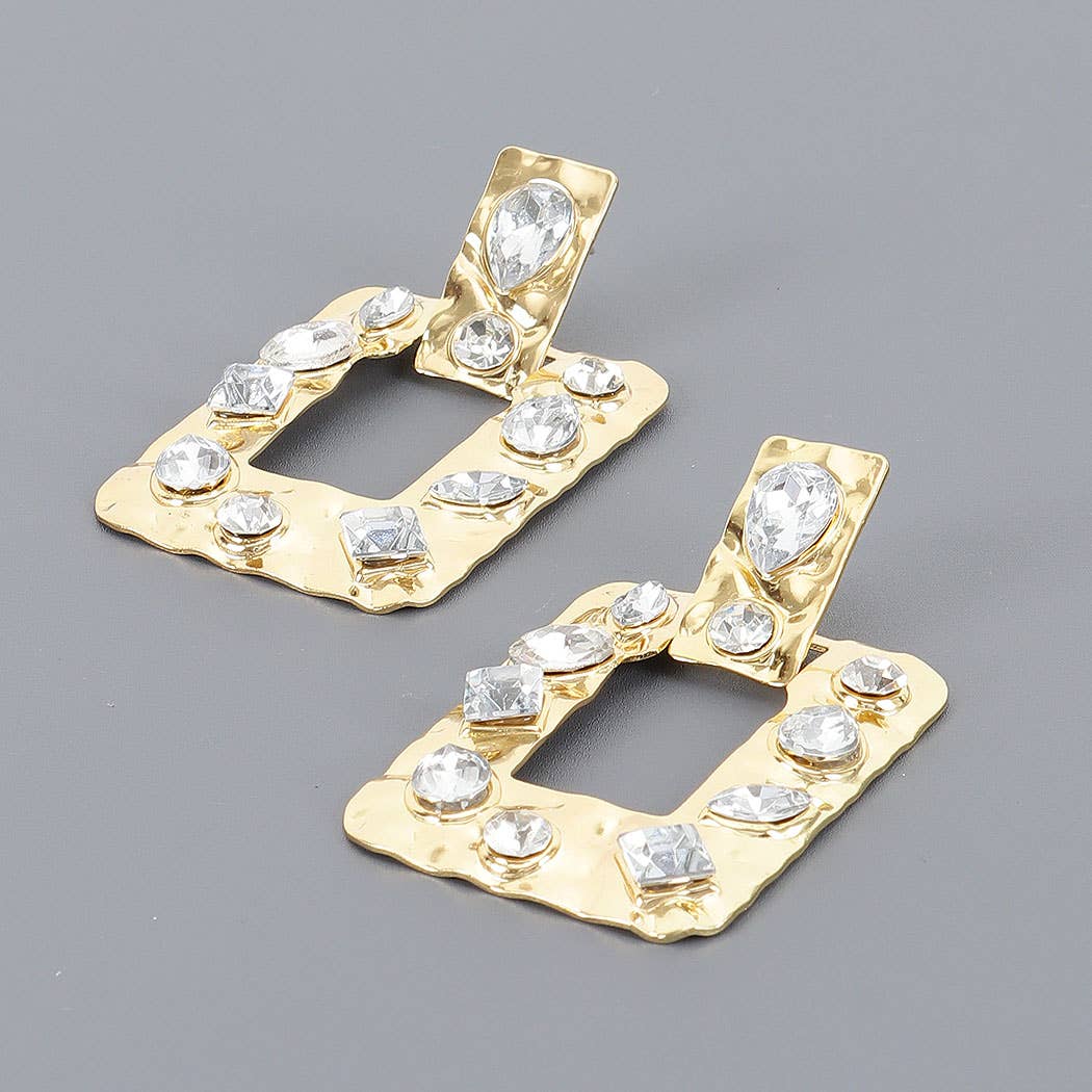 Rhinestone Party Earring: CL