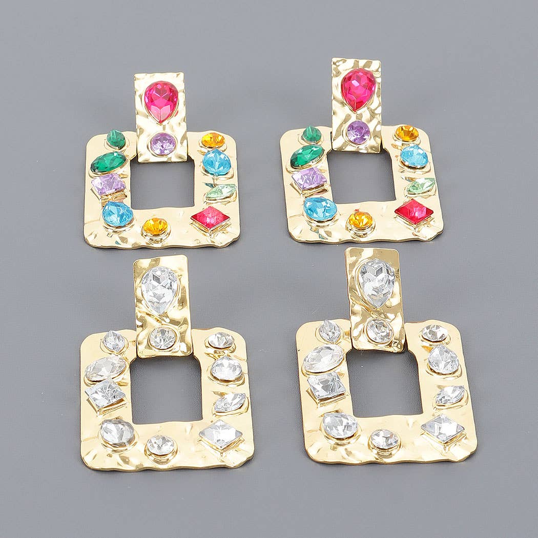 Rhinestone Party Earring: CL