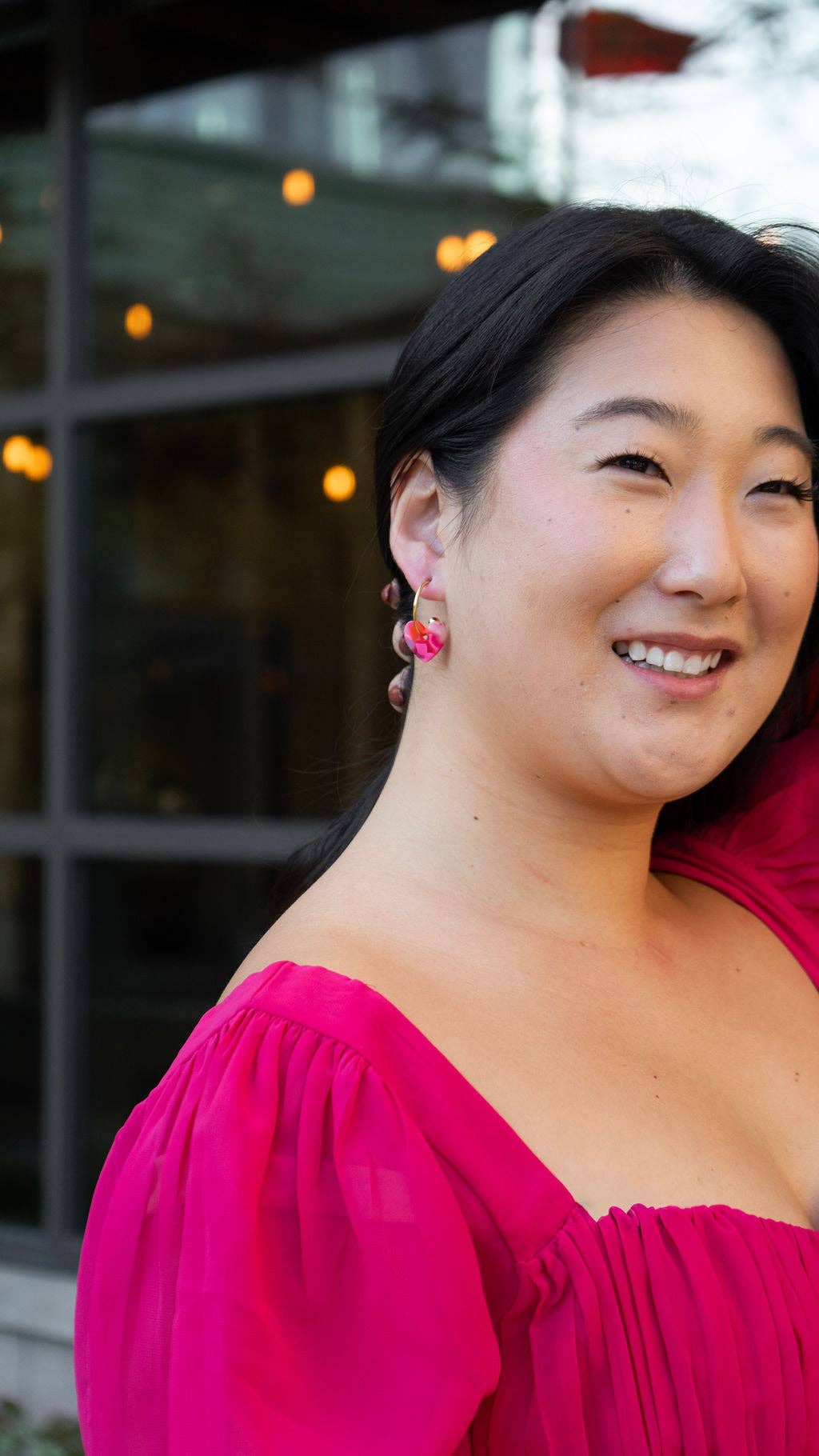 Sweetheart Hoops - Tickled Pink // Valentine's Day Earrings