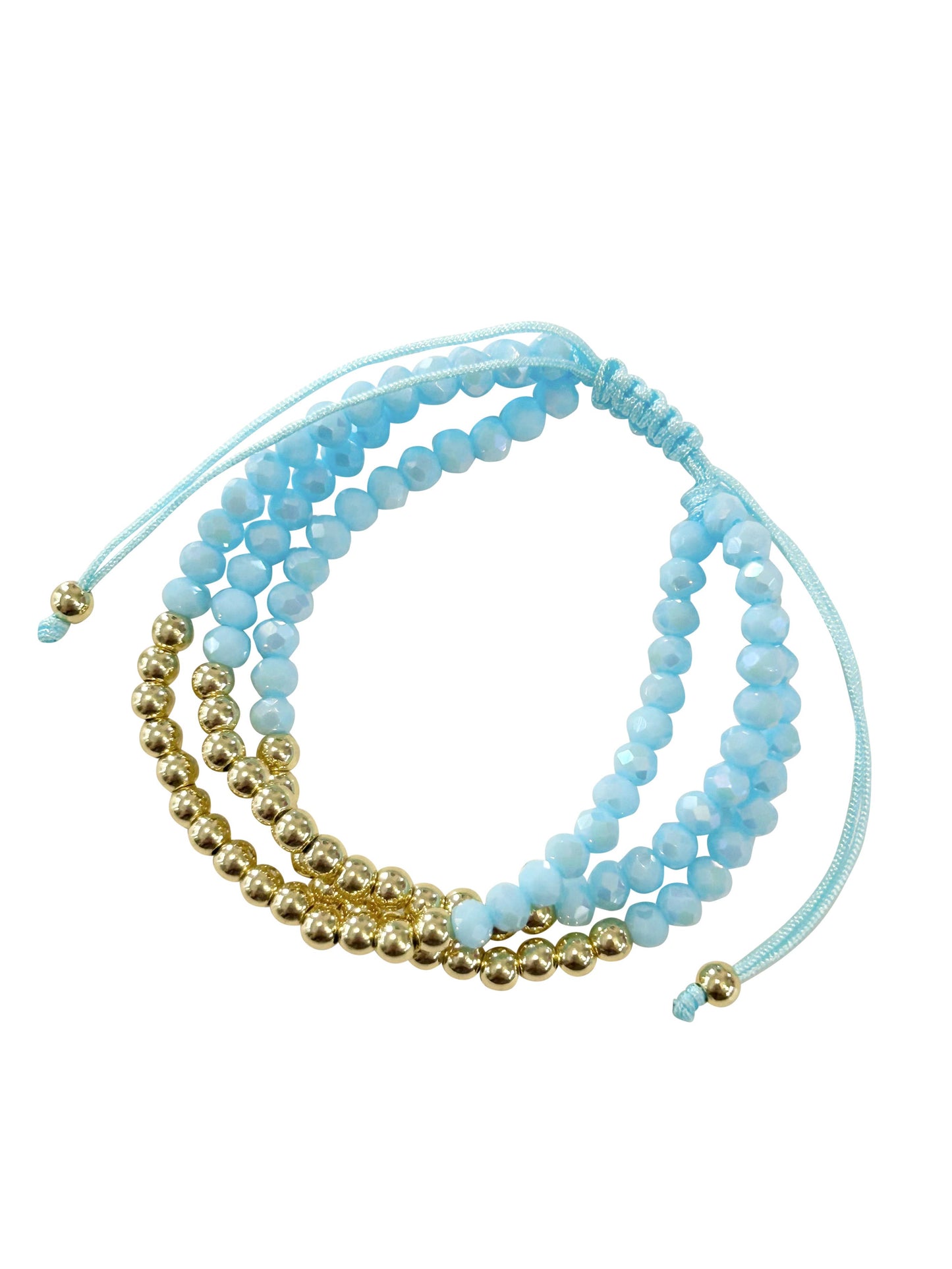 Sammy Blue Beaded Bracelet