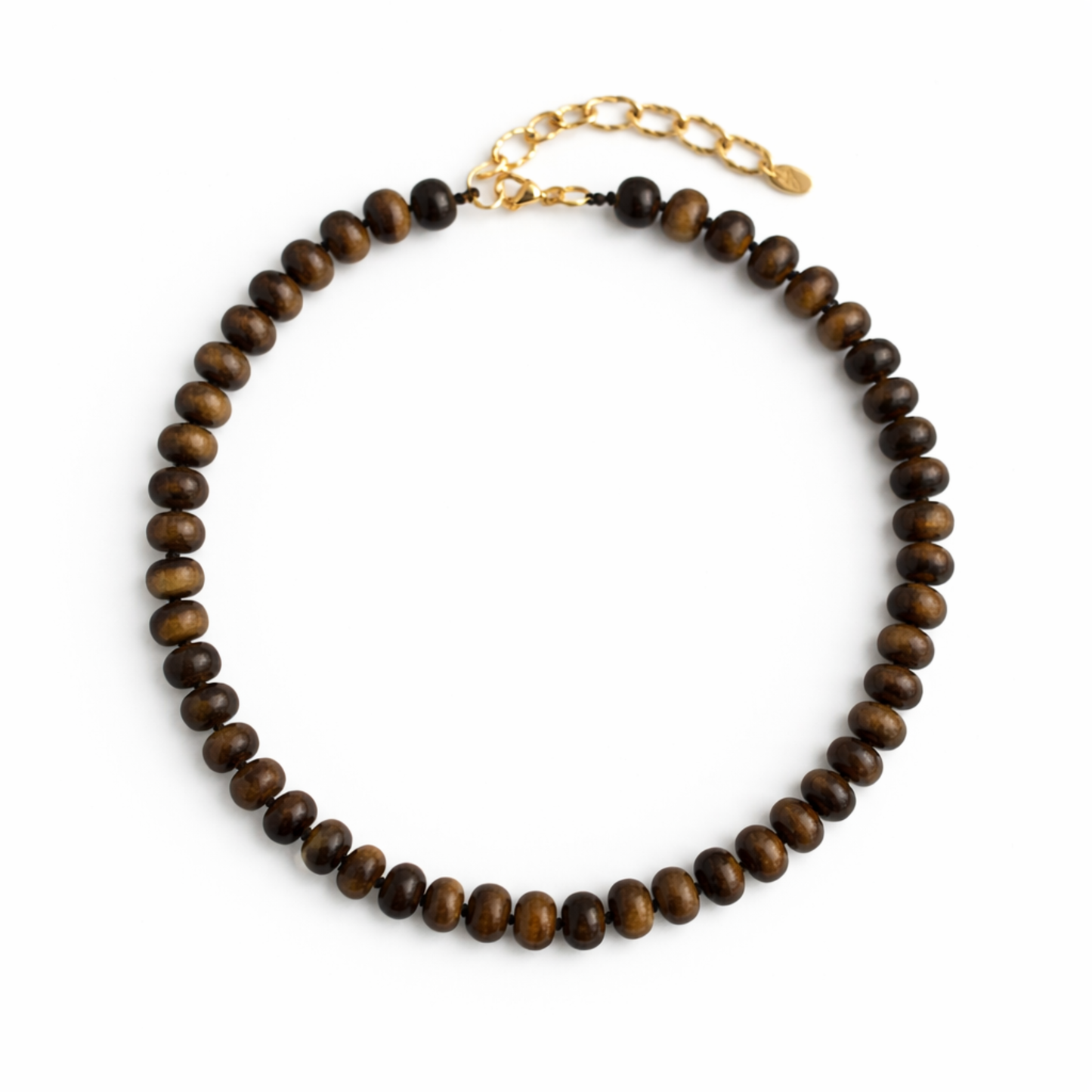Refined Stone Bead Necklace – Timeless Everyday Accent: Malachite Green
