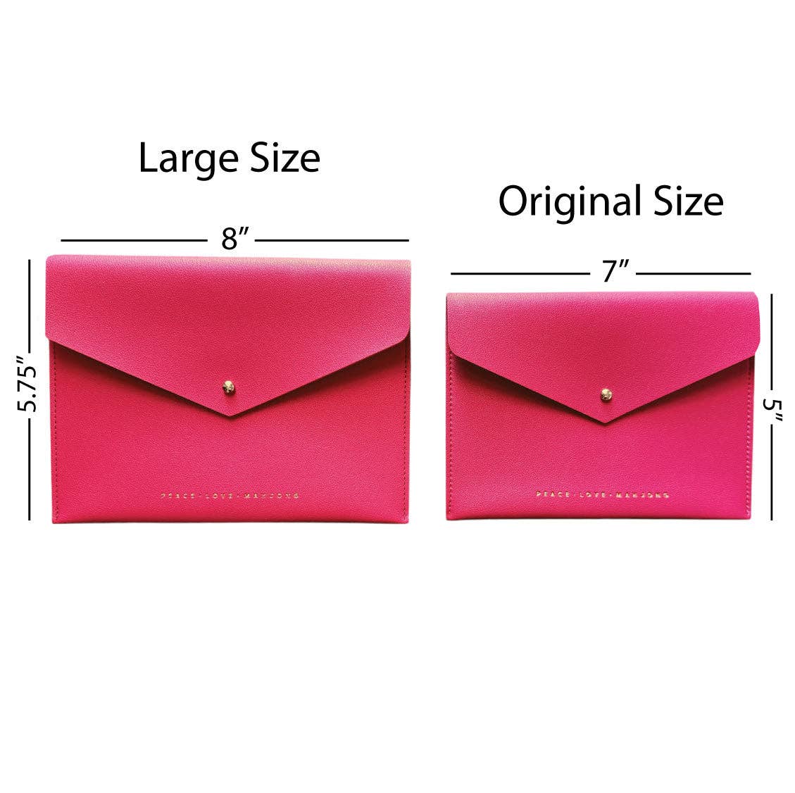 Card Clutch: Magenta - Original Size