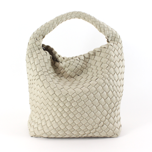 P23093 Small Nylon Woven Hobo Crossbody Bag w/Cosmetic Pouch: 07 Clay