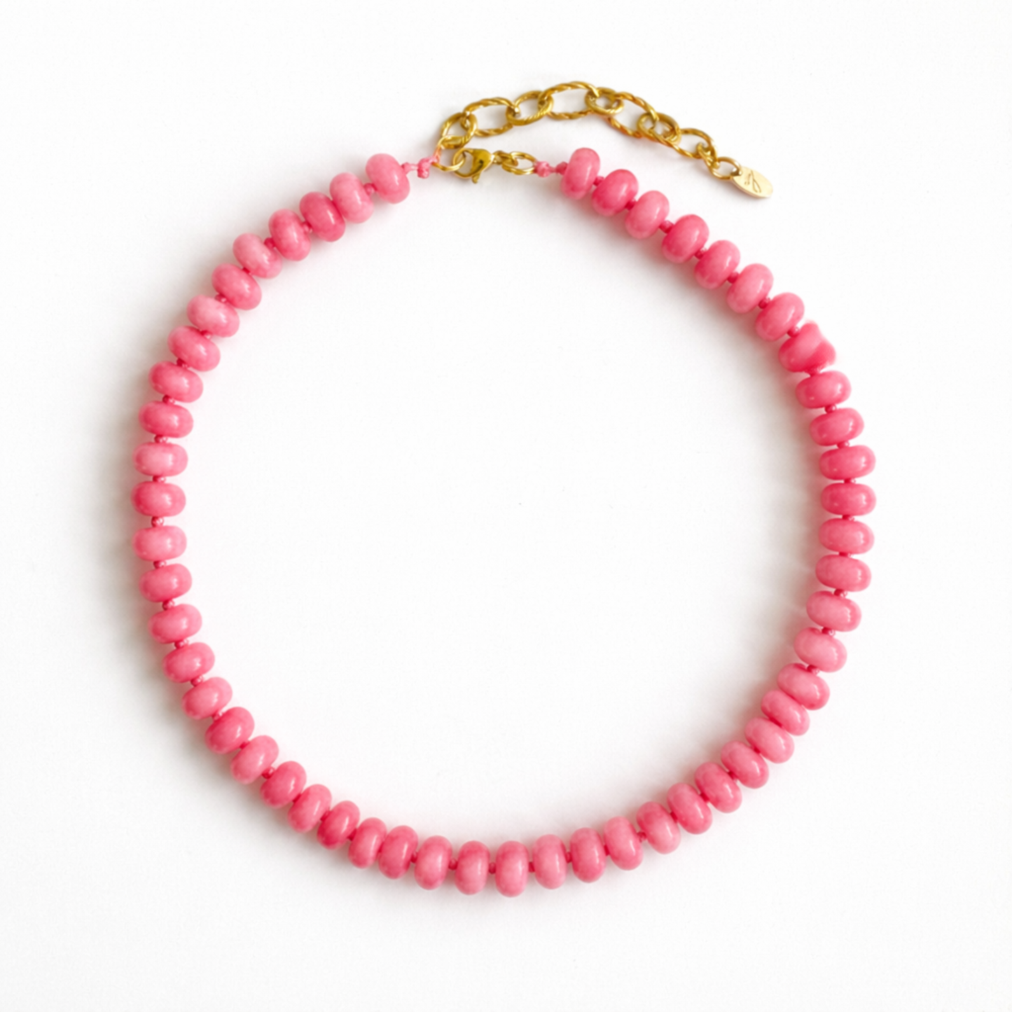 Refined Stone Bead Necklace – Timeless Everyday Accent: Malachite Green