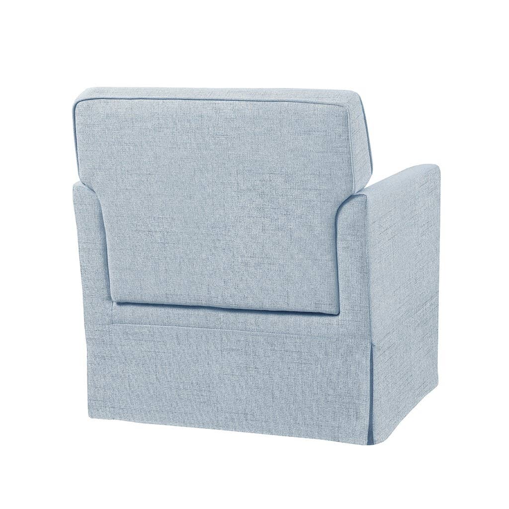 Slipcover Accent Armchair Single Sofa Chair Light Blue