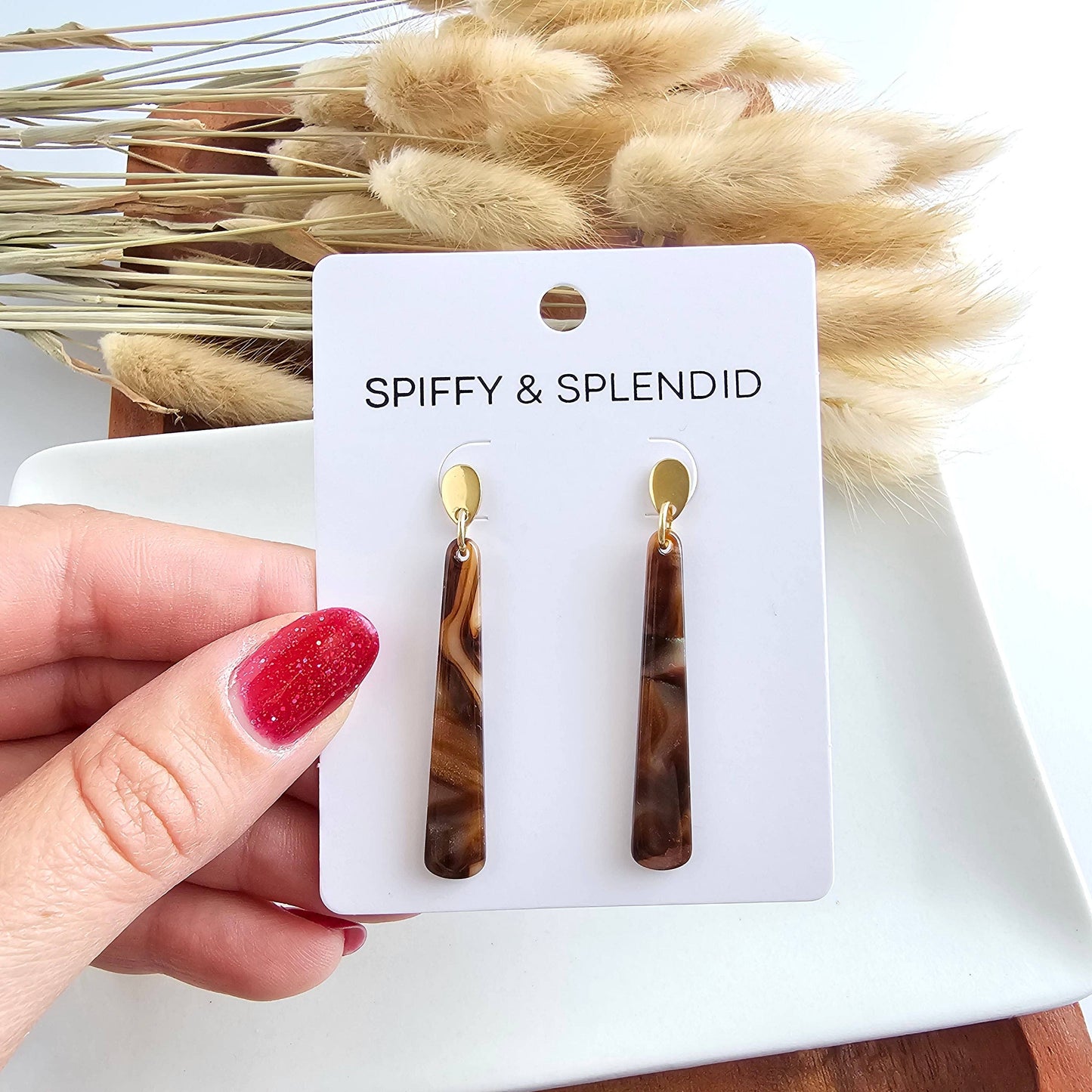 Blair Earrings - Coffee Shimmer // Jewelry, Fall
