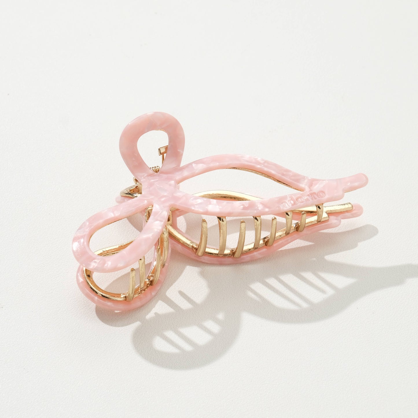 Sabrina Valentine | Large Ribbon Metal Bow Claw Clip : Assorted