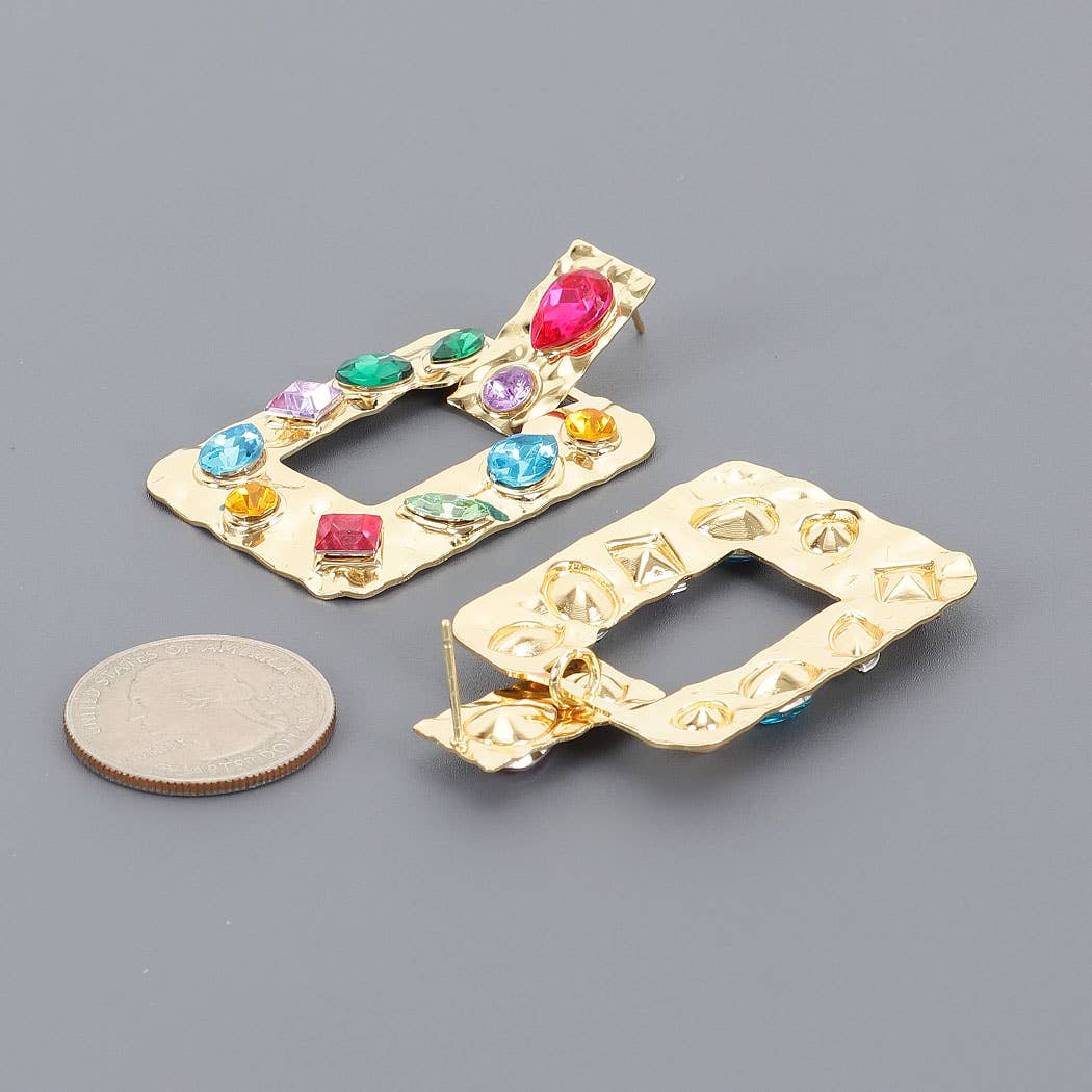 Rhinestone Party Earring: CL