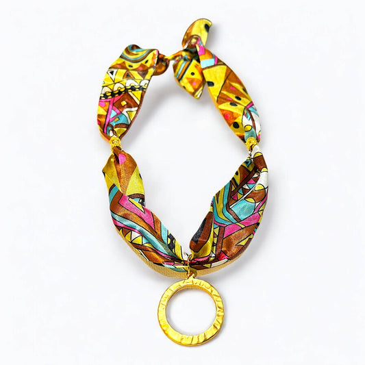 Keep Your Circle Small Scarf Necklace