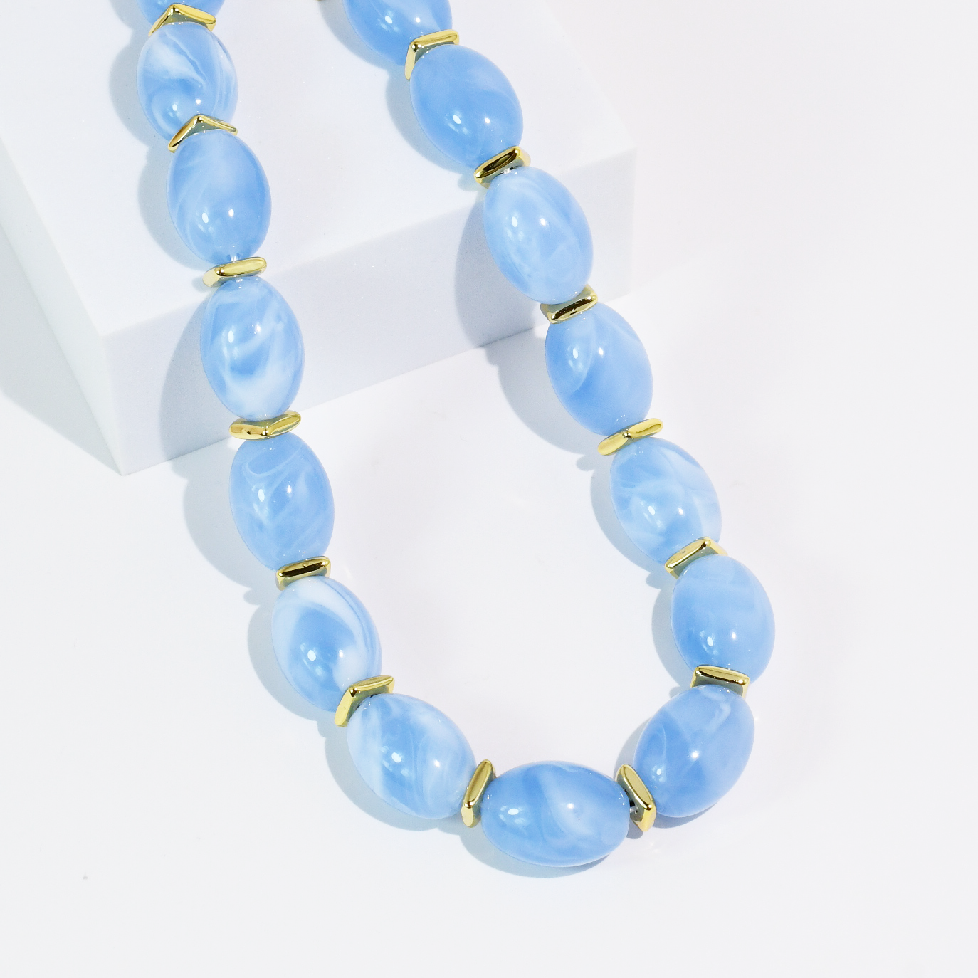 Jelly Pop Blue Necklace