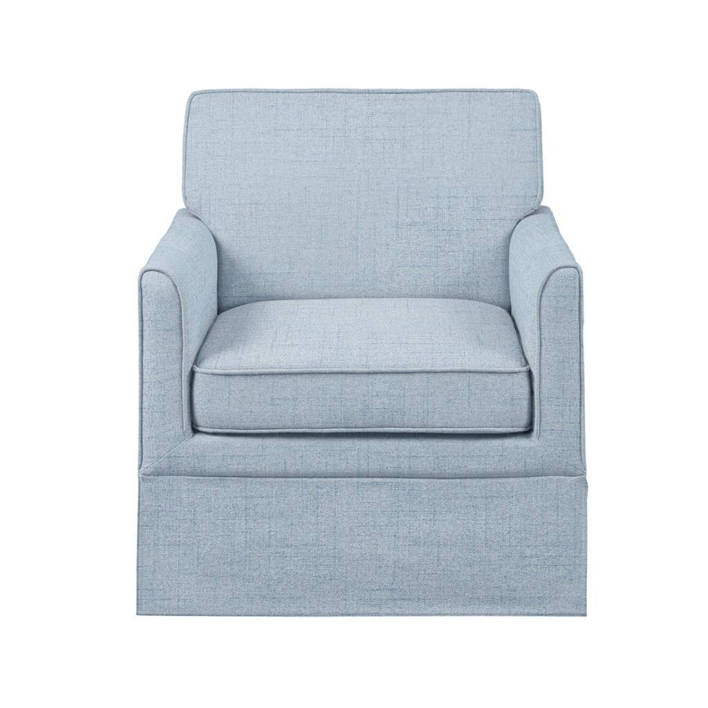 Slipcover Accent Armchair Single Sofa Chair Light Blue