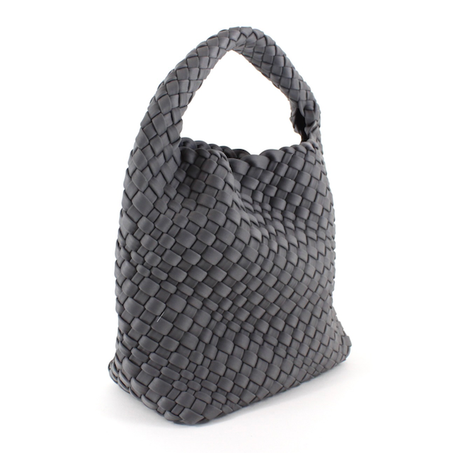P23093 Small Nylon Woven Hobo Crossbody Bag w/Cosmetic Pouch: 07 Clay