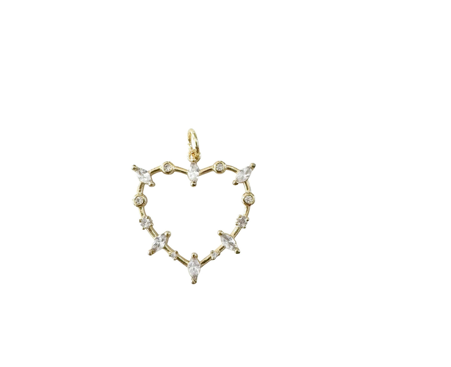 Scarf K Necklace - Create your own: Barry Heart