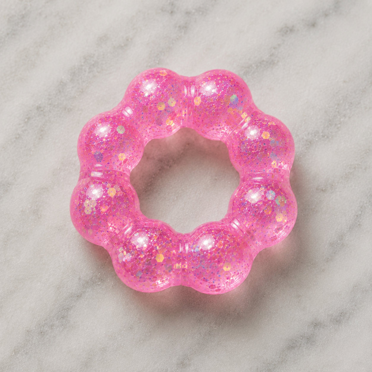 Feelzies™ Air Soft Squishy Bracelet: Bubblegum Glow