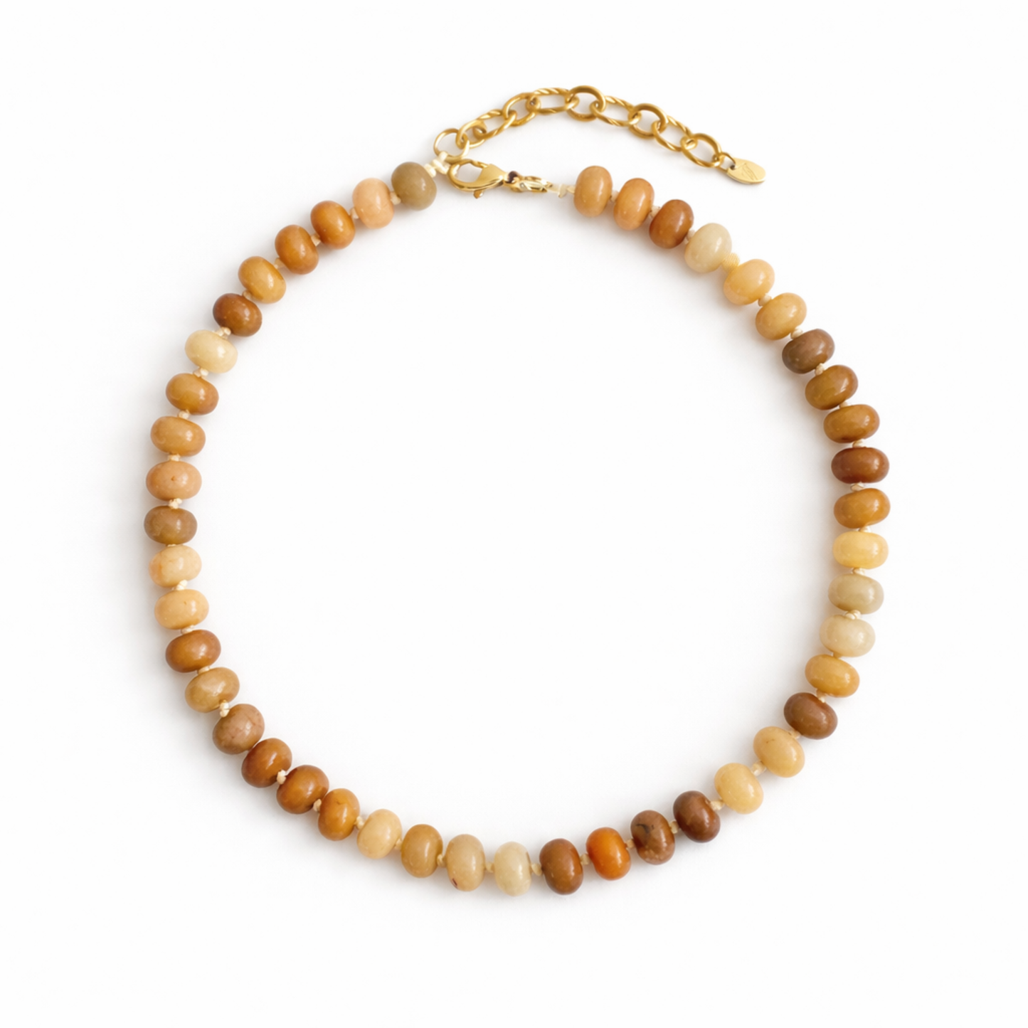 Refined Stone Bead Necklace – Timeless Everyday Accent: Malachite Green