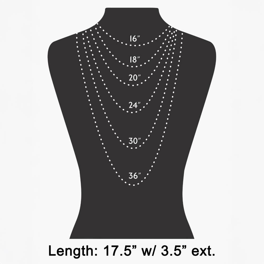 Marble Resin Disc Beaded Necklace: GDTQS