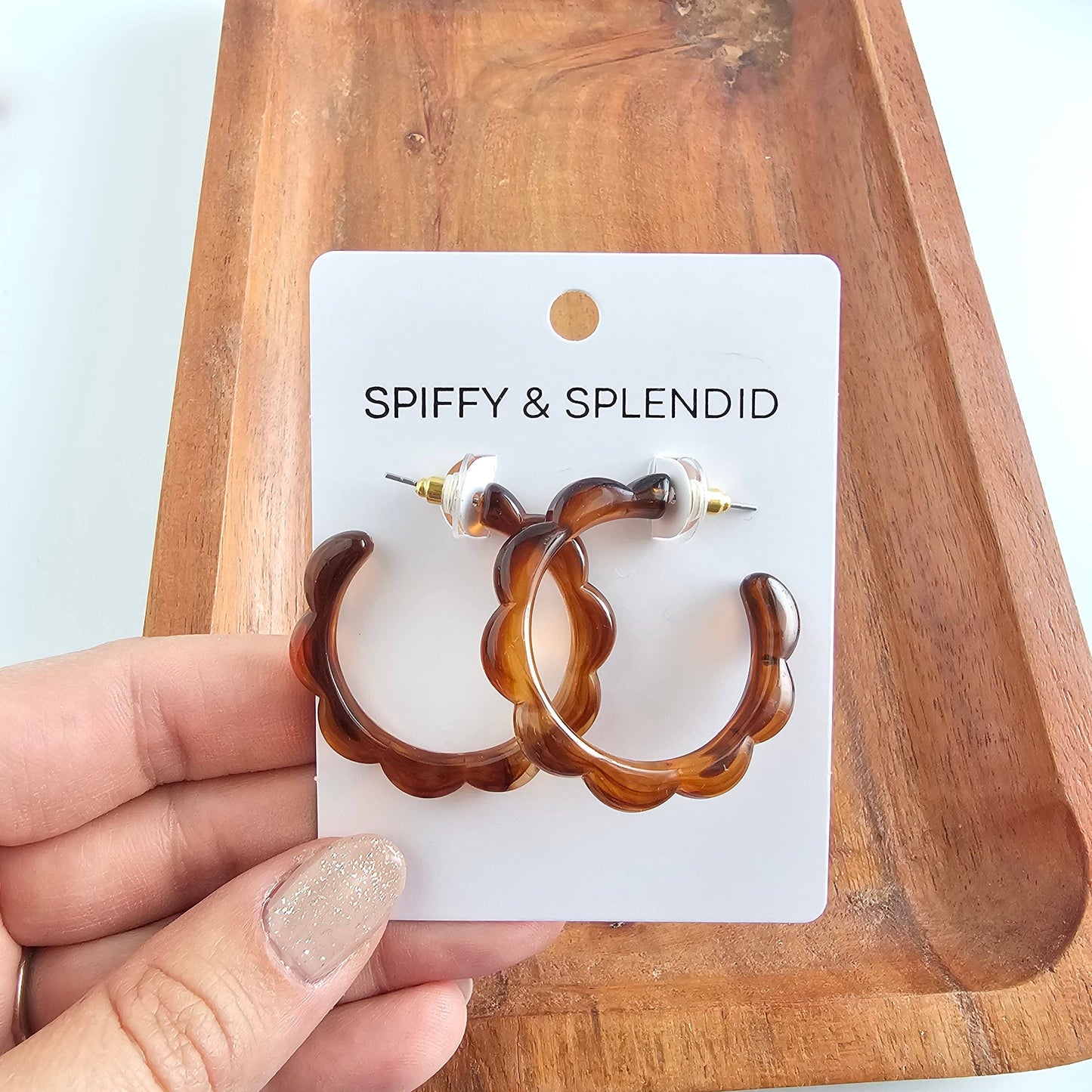 Scarlett Hoops - Amber // Jewelry, Earrings, Fall