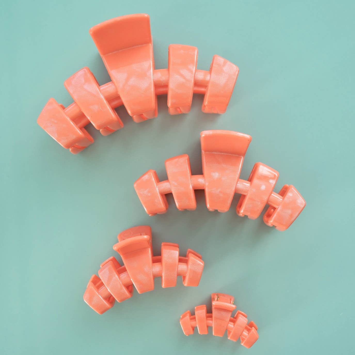 Classic Hair Clip | Large | Dreamsicle