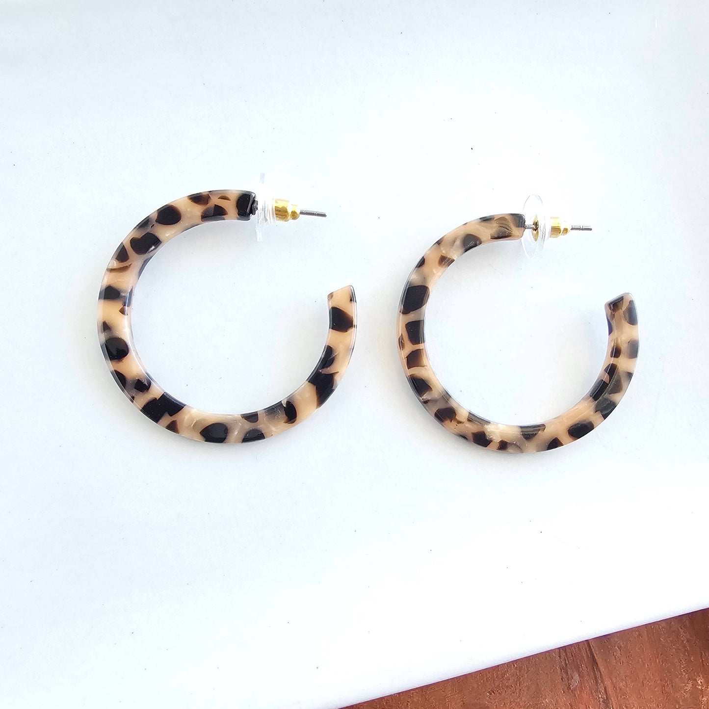 Camy Hoops - Cheetah // Jewelry, Earrings, Fall